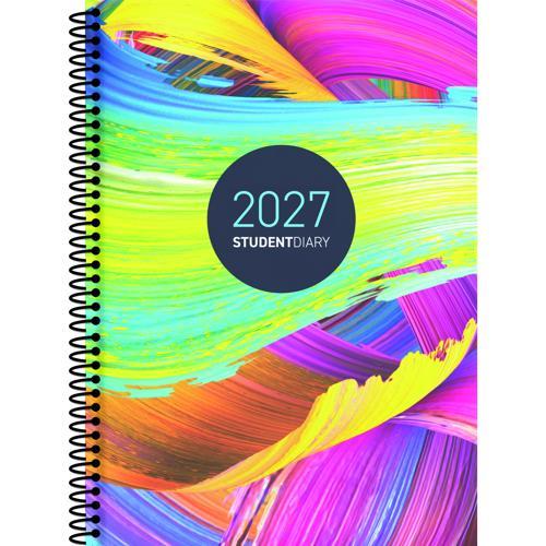 2027 Student A5 Week-to-View Spiral Diary Collins