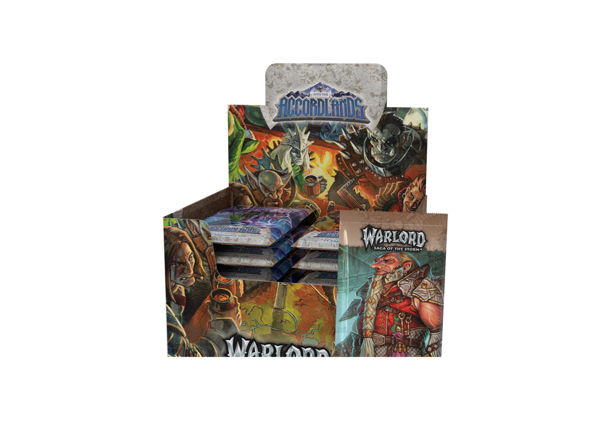 Warlord - Saga of the Storm - Into the Accordlands Booster Display