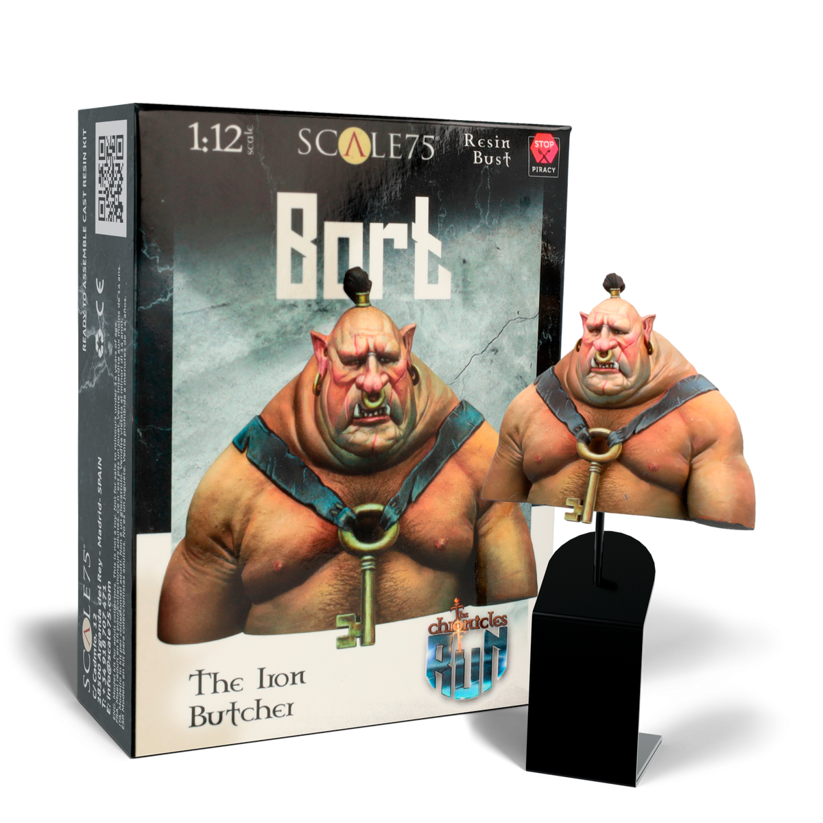 Scale 75 - Busts - The Chronicles of Run - Bort; The Iron Butcher 1:12
