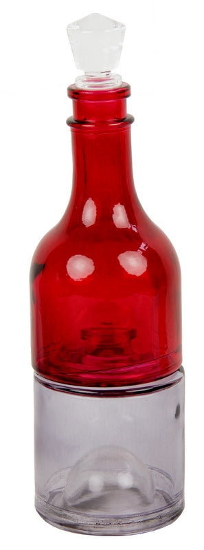 Decorative Bottle - Split Bottle - Red