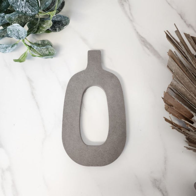Stylish wall art bottle vase in 12mm VCM, perfect for fresh or dried flowers, enhancing home decor with elegance.