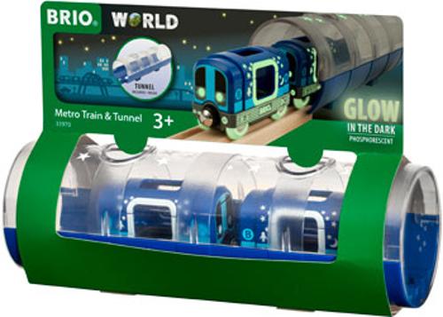 BRIO - Metro Train & Tunnel 3 pieces