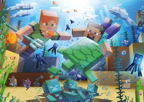 Ravensburger Minecraft Mosaic Puzzle 1000 Pieces