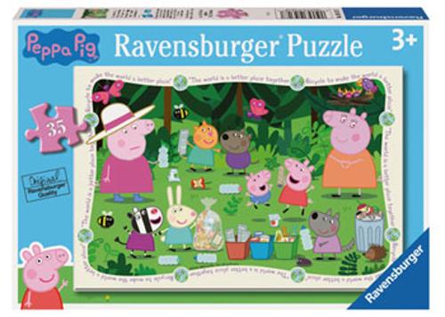 Ravensburger Peppa Pig Recycle Together! Puzzle 35 Pieces