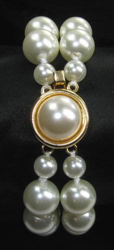Bracelet 2 Stand 10mm Pearls