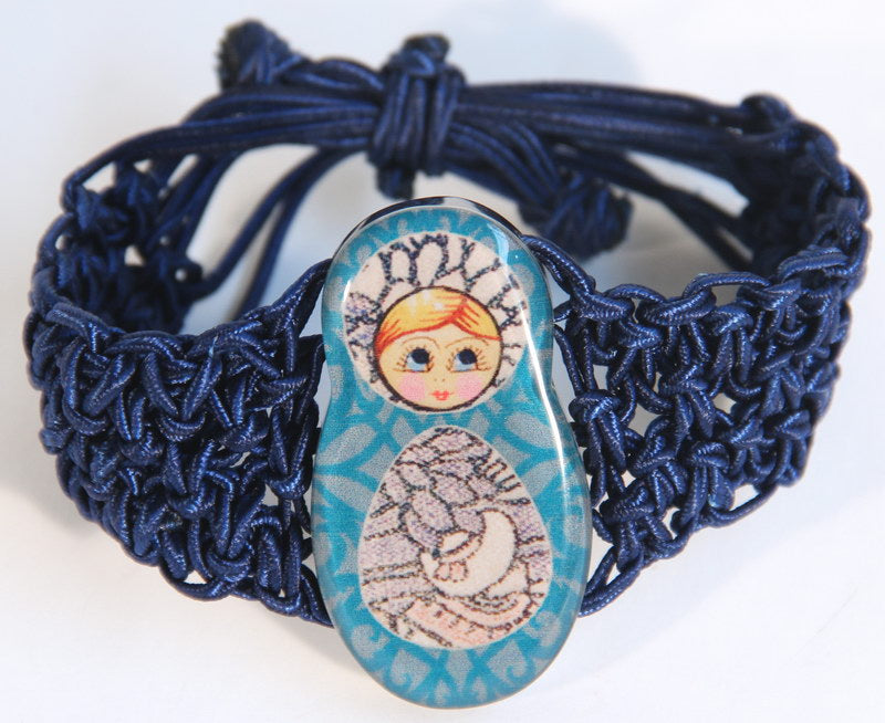 Bracelet - Babushka Blue - Blue