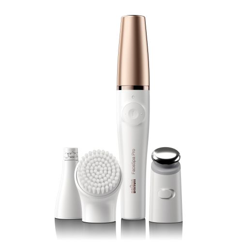 Braun PRO911 Face Spa 3-in-1 beauty device for epilation, cleansing, and skin toning for flawless, radiant skin.