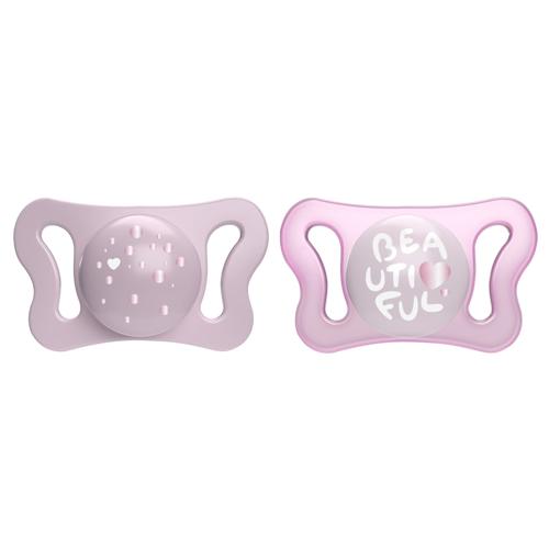 CHICCO SOOTHER:PHYSIO MICRO SIL 0-2M PINK 2PC