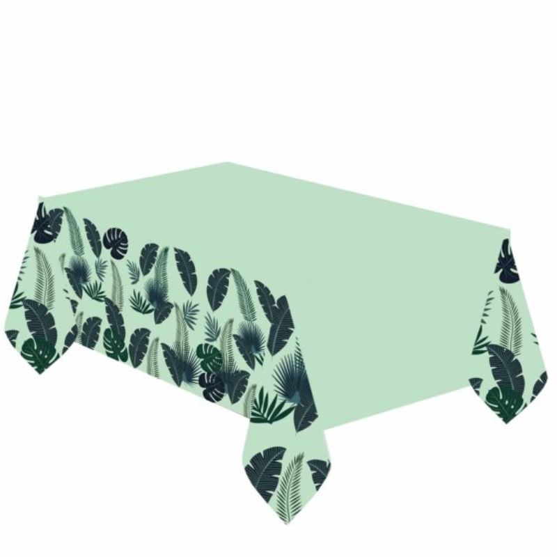 Vibrant Flamingo Paper Tablecover measuring 1.2m x 1.8m, perfect for tropical parties and summer celebrations.