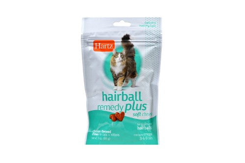 Cat - Hartz Hairball Remedy Plus Chews - 85g