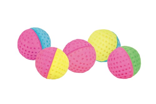 Cat Toys - Balls and Rollers with Bell - Tub of 60