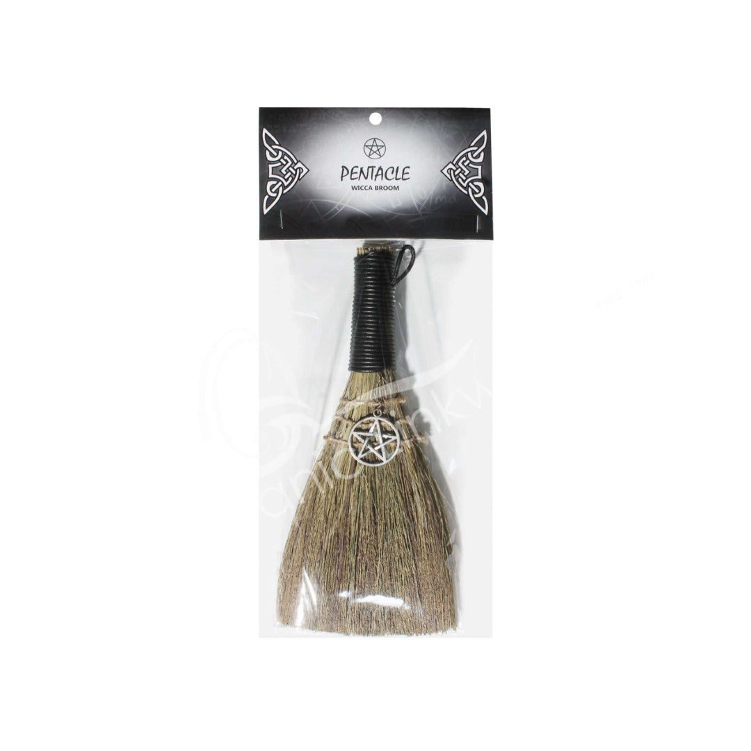 Wicca Broom - Pentacle (20cm)
