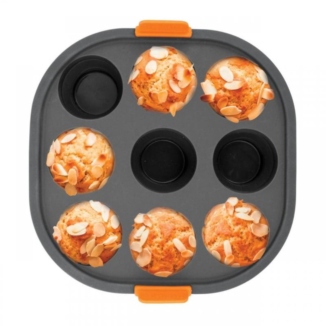 Air Fryer Insert - BAKEMASTER Reinforced Silicone 9 Cup (21cm)