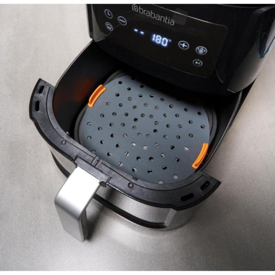 Round Air Fryer Liner - BAKEMASTER Silicone (21 x 21cm)