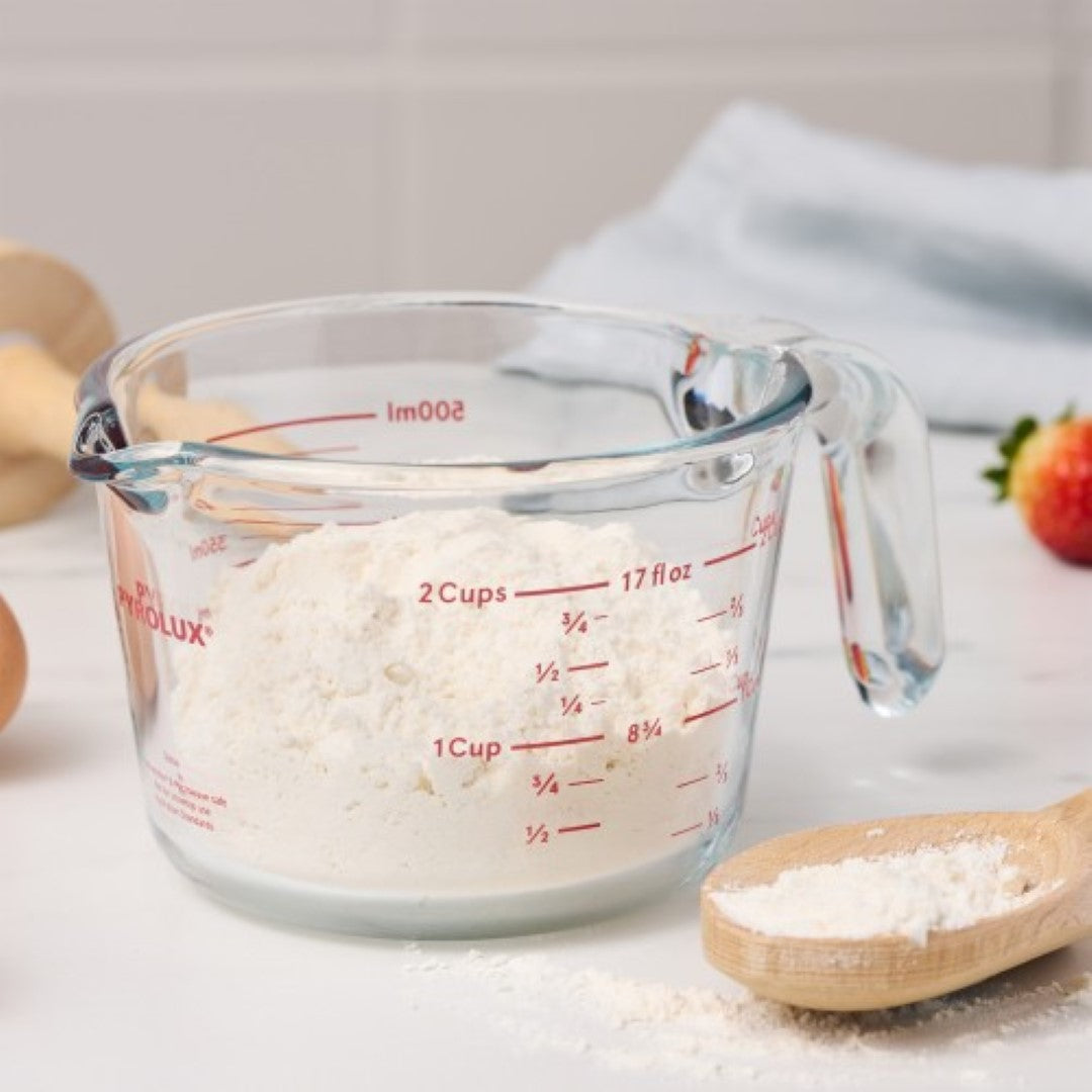 Glass Measure Jug - PYROLUX (500ml/2 Cup)