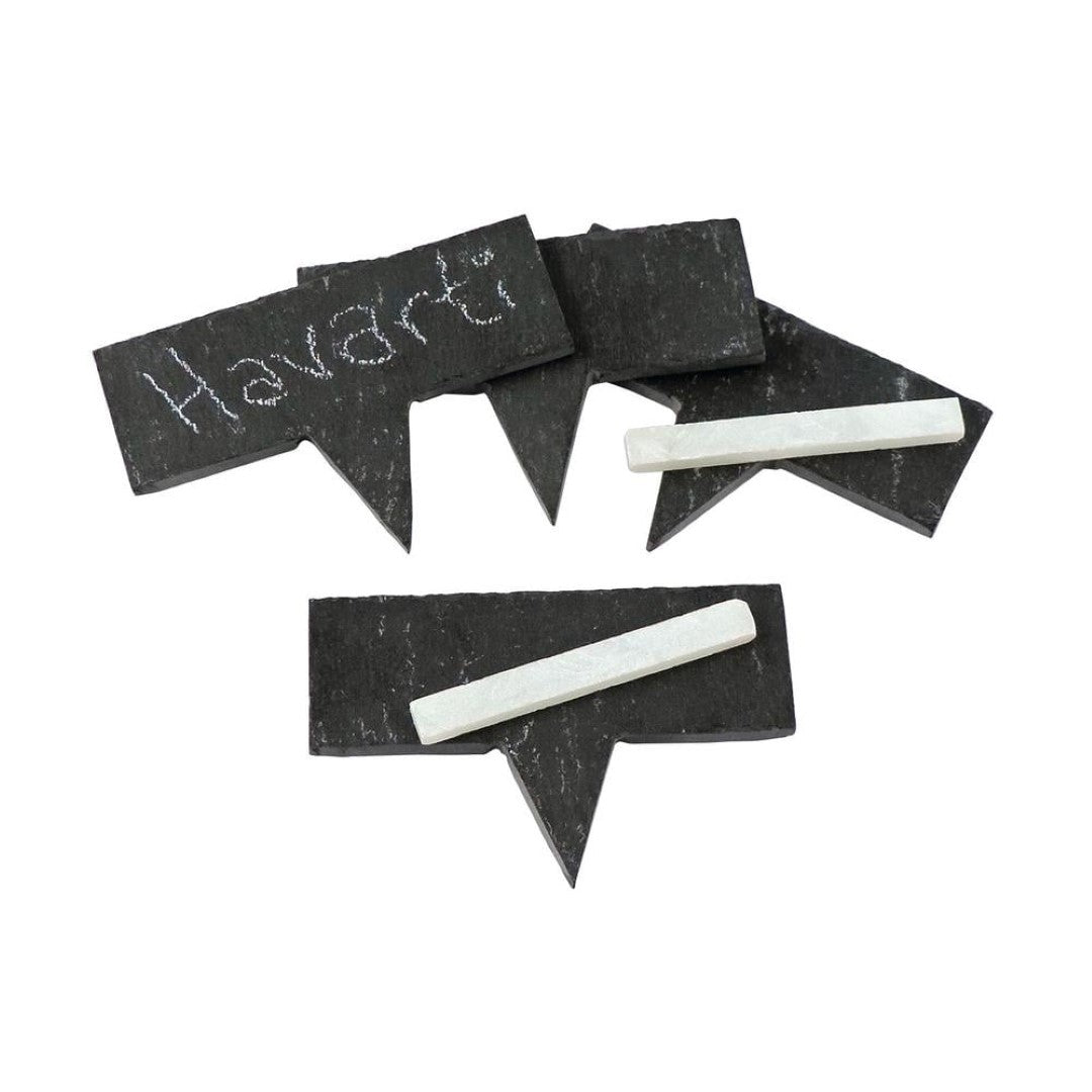 Cheese Markers Set - Swissmar Slate w/Chalk (6pc)