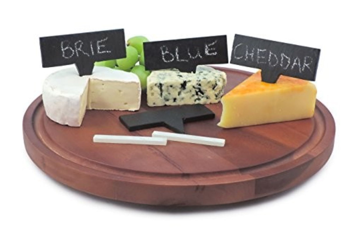 Cheese Markers Set - Swissmar Slate w/Chalk (6pc)