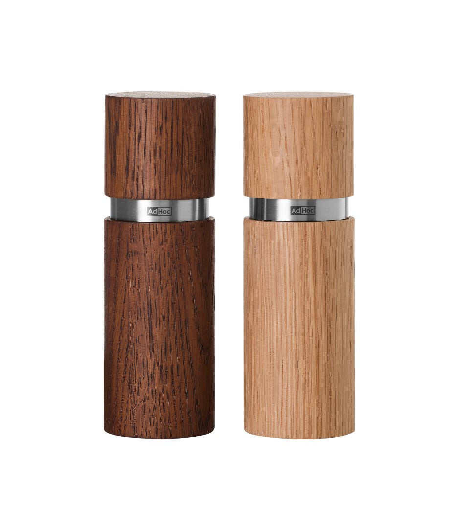 Salt & Pepper Mill Set - Adhoc Textura (15cm)