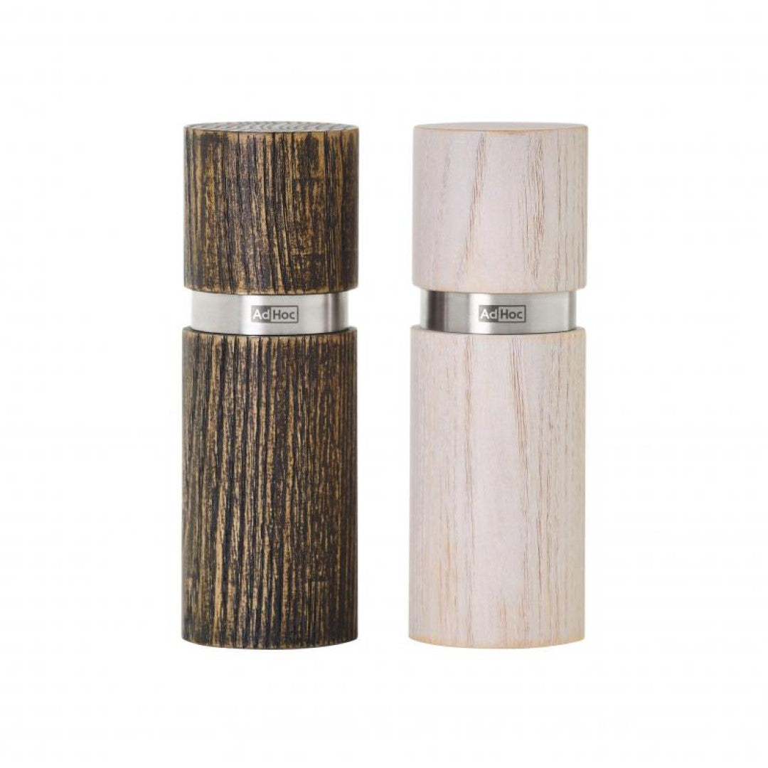 Pepper/Salt Mill - Adhoc Textura Brown (13cm)