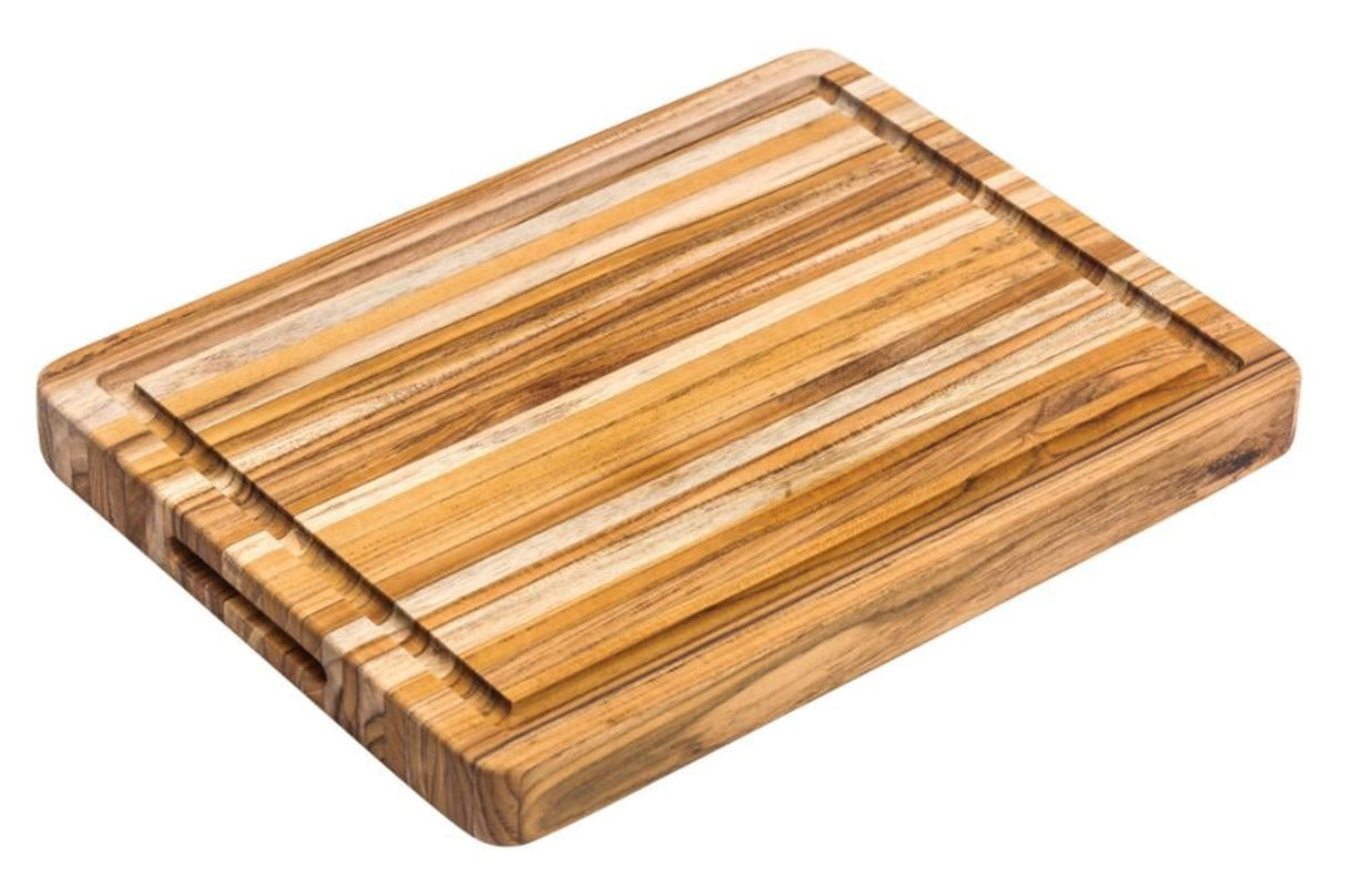 Traditional Cutting Board with Juice Canal - Teakhaus (41 x 31 x 3.8cm)