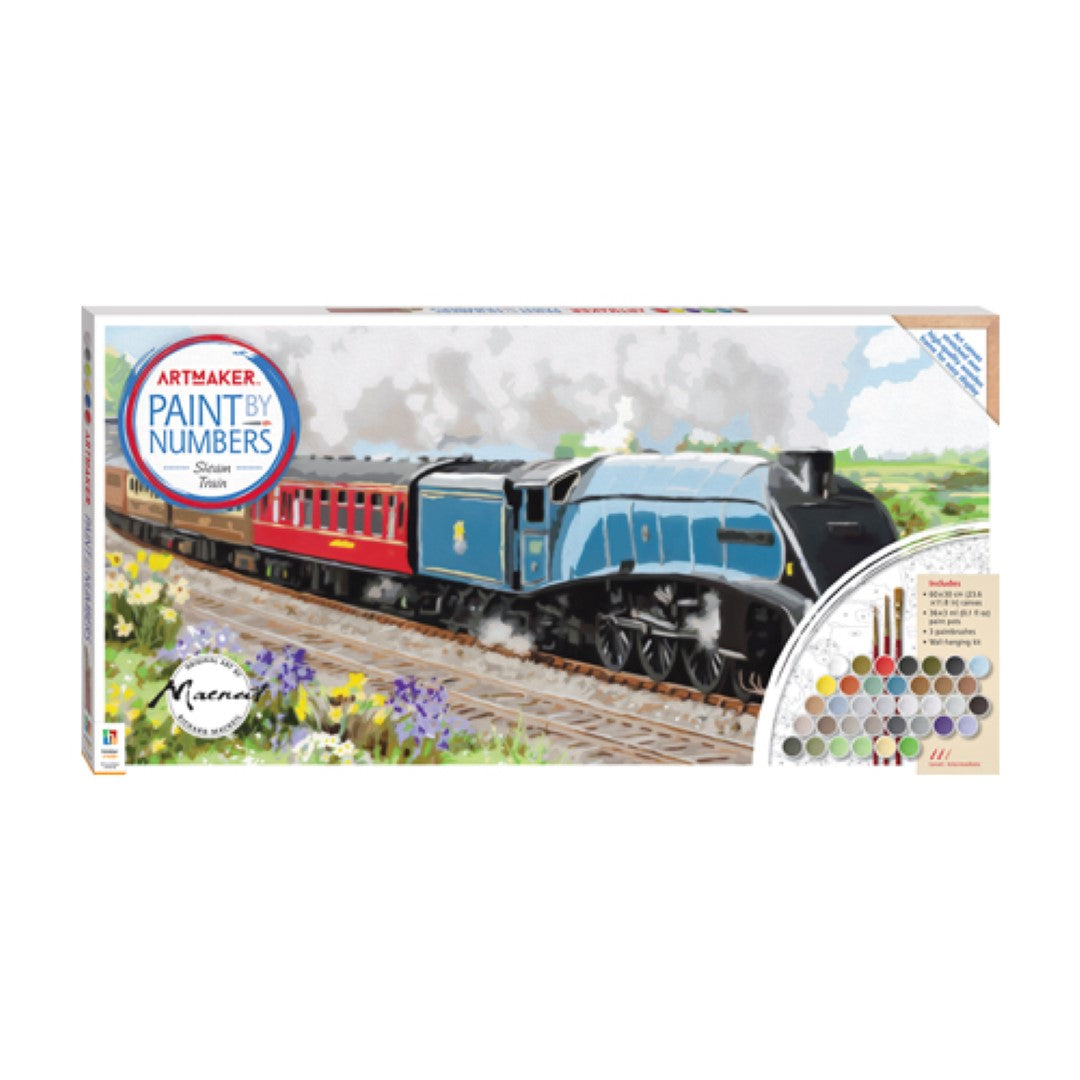 Paint by Number Canvas - Art Maker Steam Train