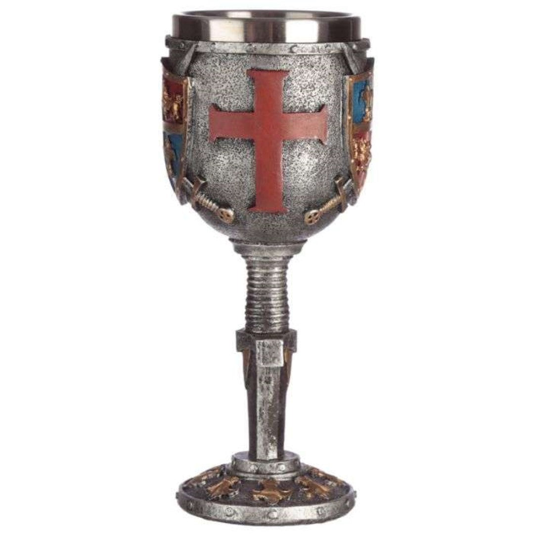 Goblet - Decorative Coat of Arms & Sword (19cm)