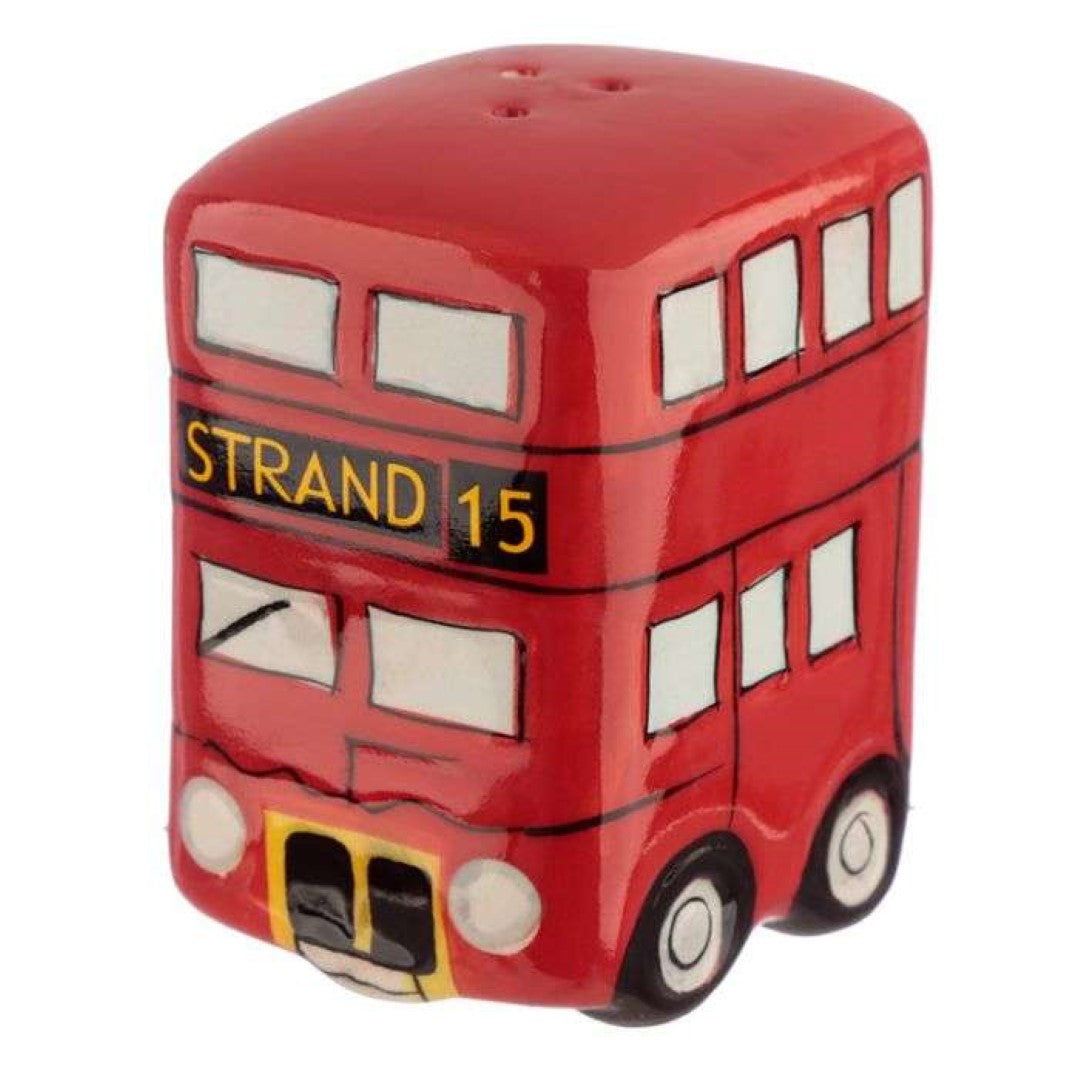 Ceramic Salt & Pepper Set - London Icons Red Routemaster Bus