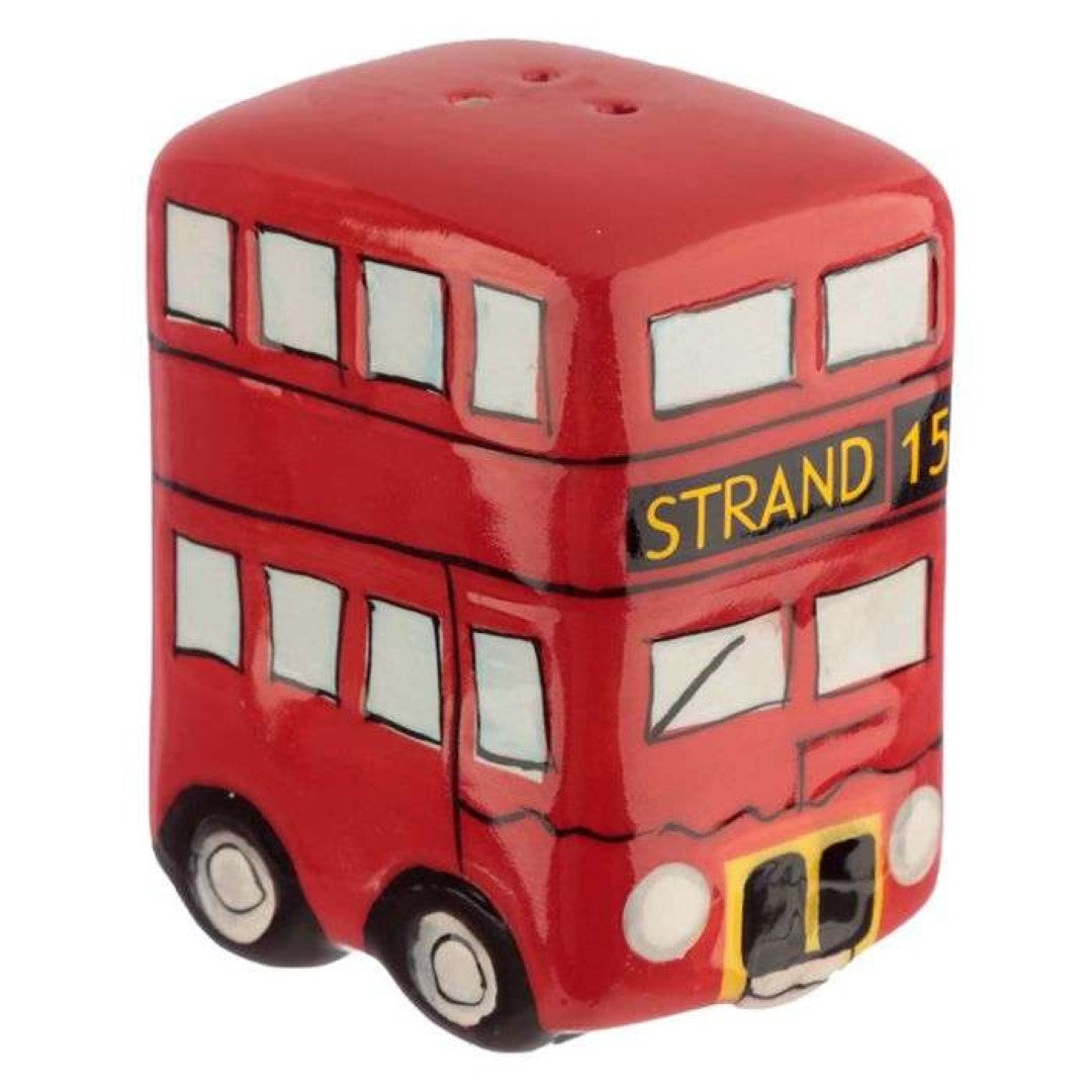 Ceramic Salt & Pepper Set - London Icons Red Routemaster Bus