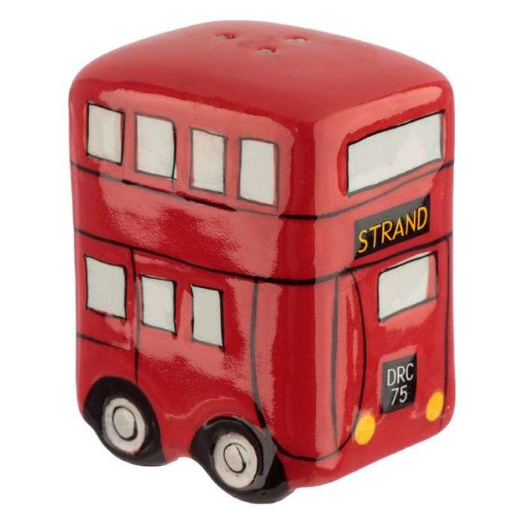 Ceramic Salt & Pepper Set - London Icons Red Routemaster Bus