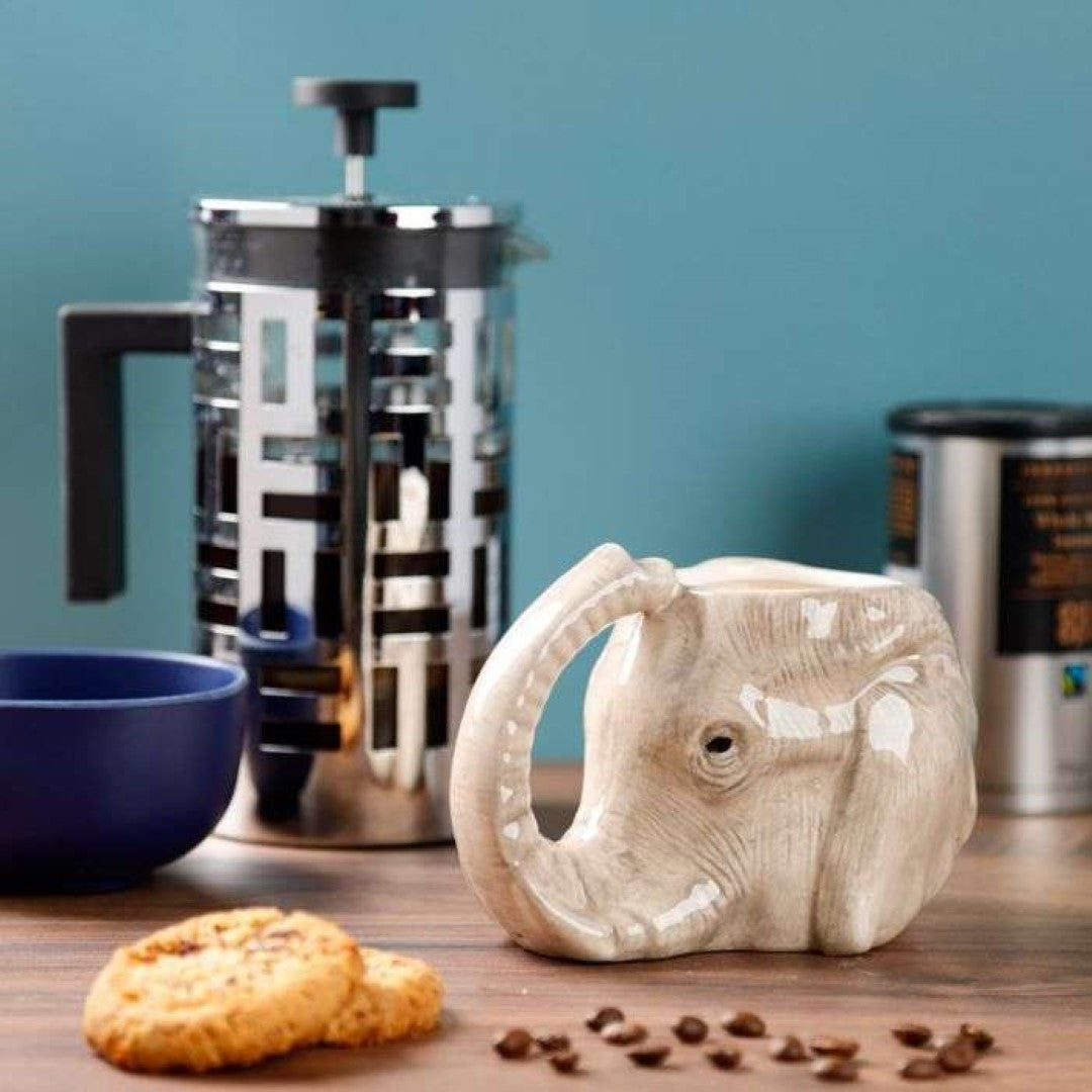 Ceramic Mug - Elephant Head Shaped (450ml)