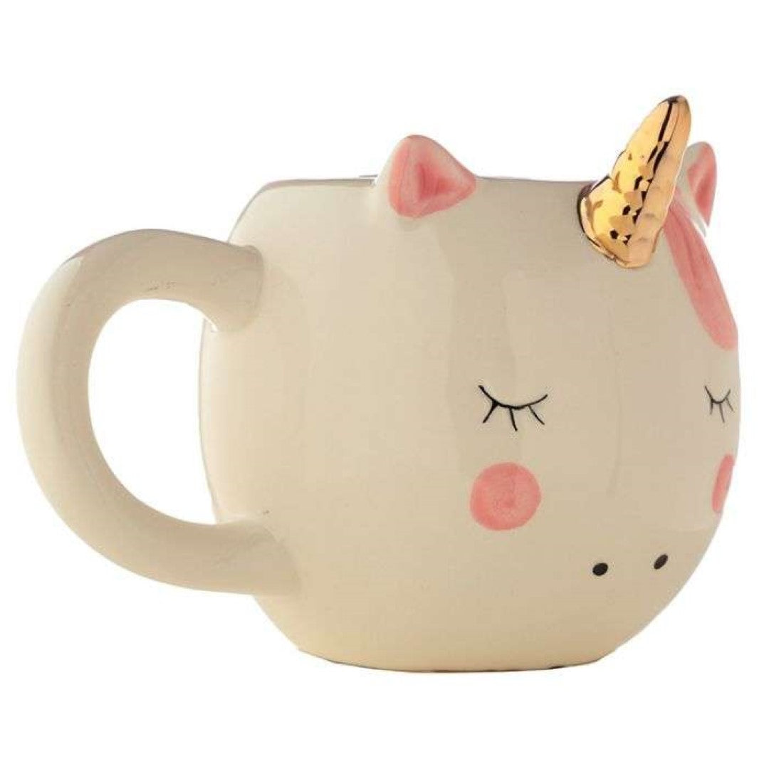 Ceramic Mug - Enchanted Rainbows Unicorn Shaped (560ml)