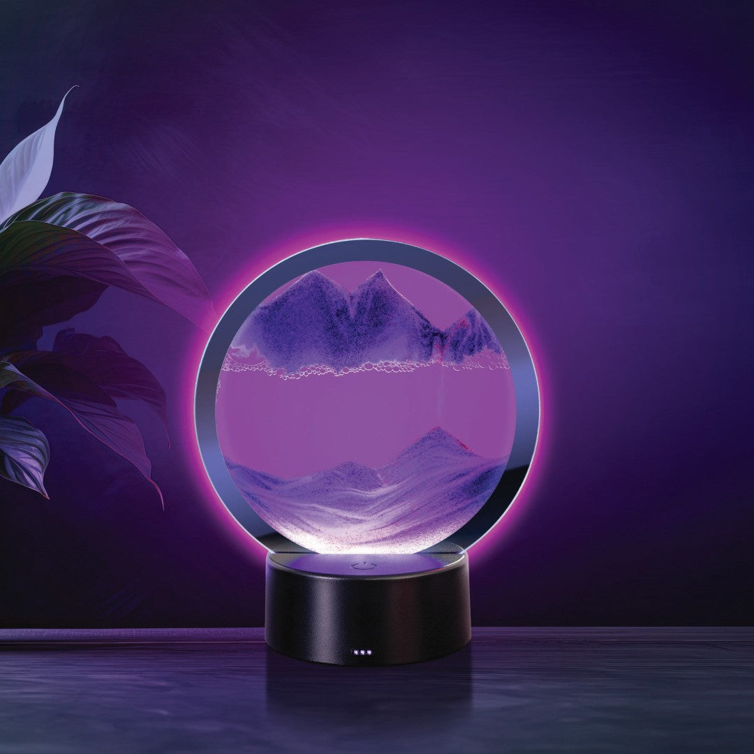 LED Sand Art - Purple (19cm)