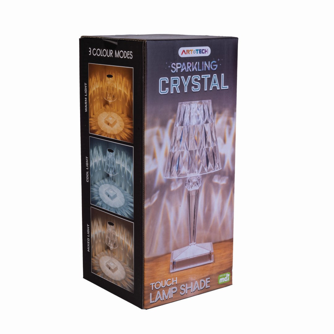 Touch Lamp Shade - Sparkling Crystal (25.6cm)