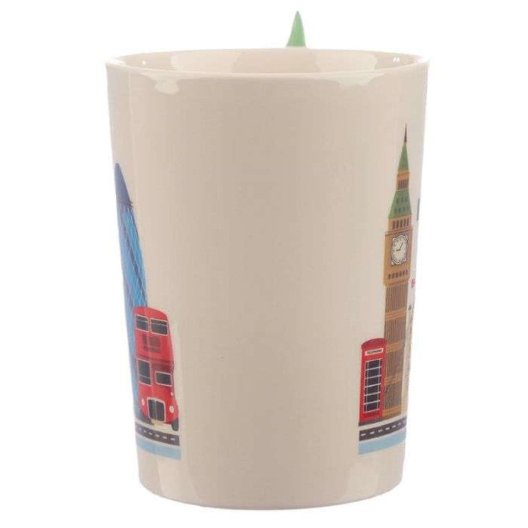 Ceramic Mug - London Souvenir Big Ben Shaped Handle (400ml)