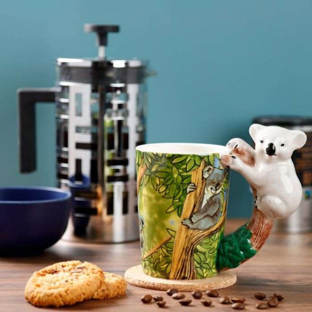 Ceramic Mug - Zooniverse Koala Shaped Handle (400ml)