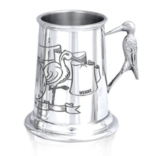 Child's Mug - Stork (Pewter)