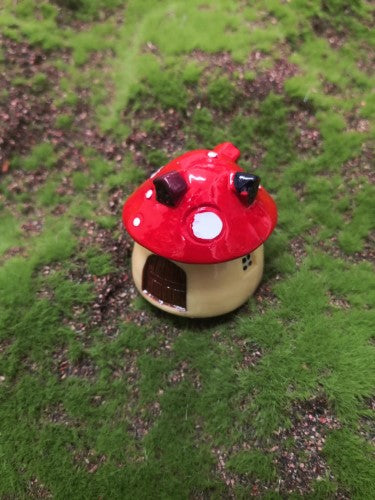 Ornament - Red Mushroom House (Large)
