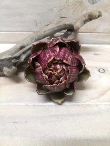 Artificial Artichoke Head (Burgundy)