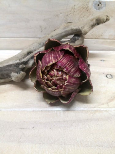 Artificial Artichoke Head (Burgundy)