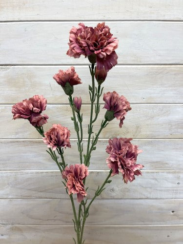 Artificial Carnation Spray - Beauty Mauve