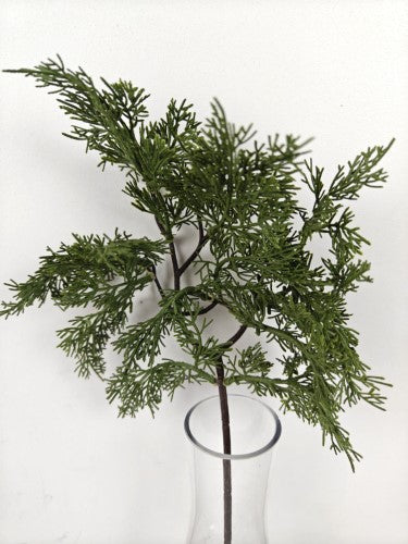 Artificial Soft Cedar Pine Spray (Green)