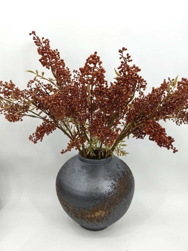 Artificial Nandina Berry Spray (Brown)