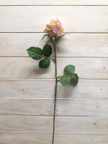 Artificial Limbo Rose Bud Stem (Blush Pink)
