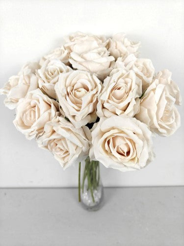 Artificial Alice Rose Stem (Pale Pink)