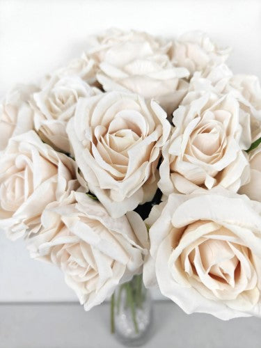 Artificial Alice Rose Stem (Pale Pink)