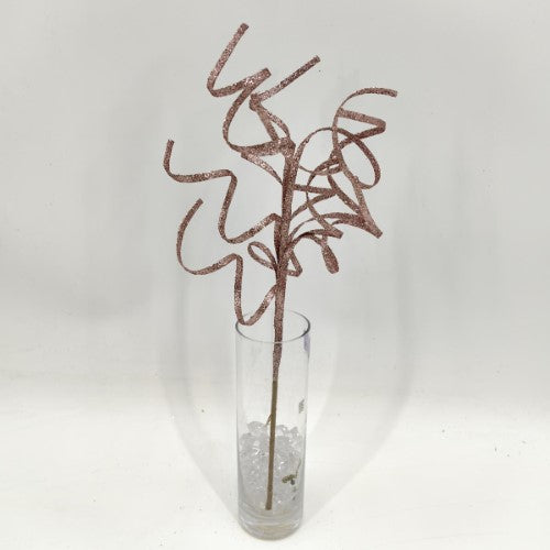 Thin Curly Twig Spray - 40cm (Rose Gold)