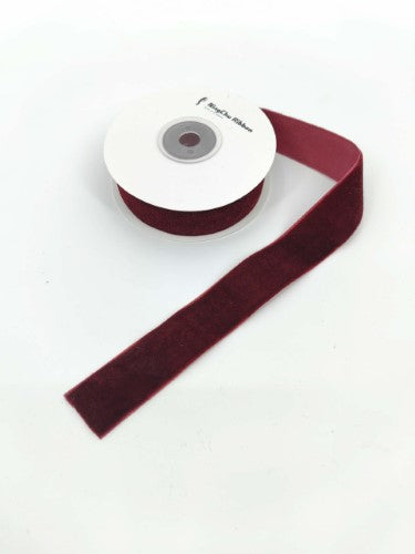 Christmas Tape - 2.5cm x 4.5M Velvet (Dark Red)