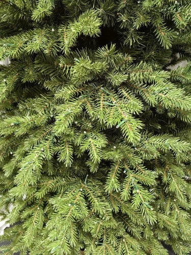 Real Touch Mixed Juniper Pine Christmas Tree with 1500 LED Lights & 3913 Tips - 7.5'