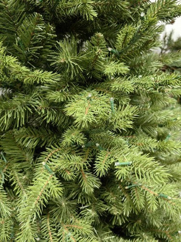 Real Touch Mixed Juniper Pine Christmas Tree with 1500 LED Lights & 3913 Tips - 7.5'