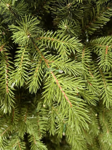 Real Touch Mixed Juniper Pine Christmas Tree with 1500 LED Lights & 3913 Tips - 7.5'